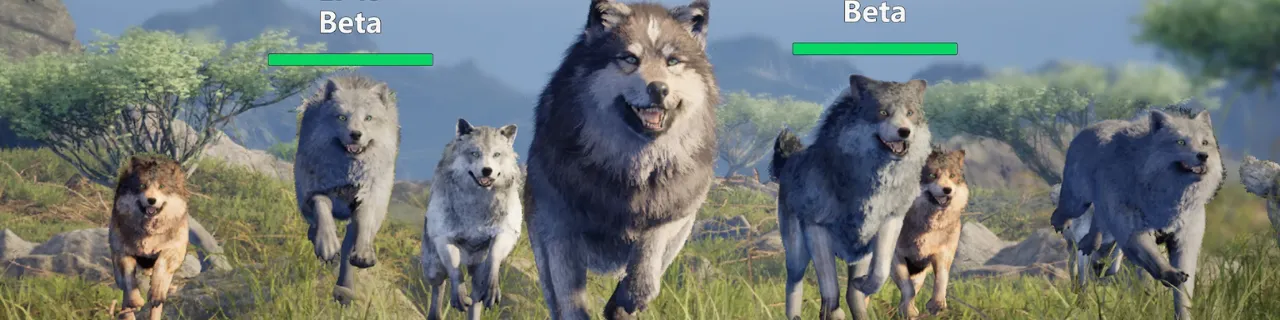 Wolf Game : Wild Animal Wars